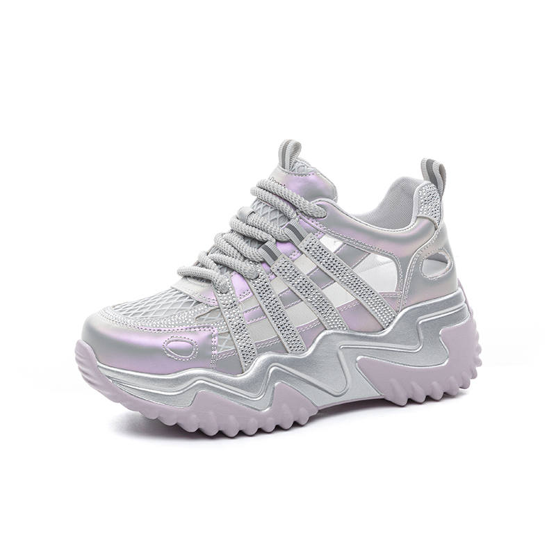 PLO CART Cow Leather Low top Chunky Sneakers Women's