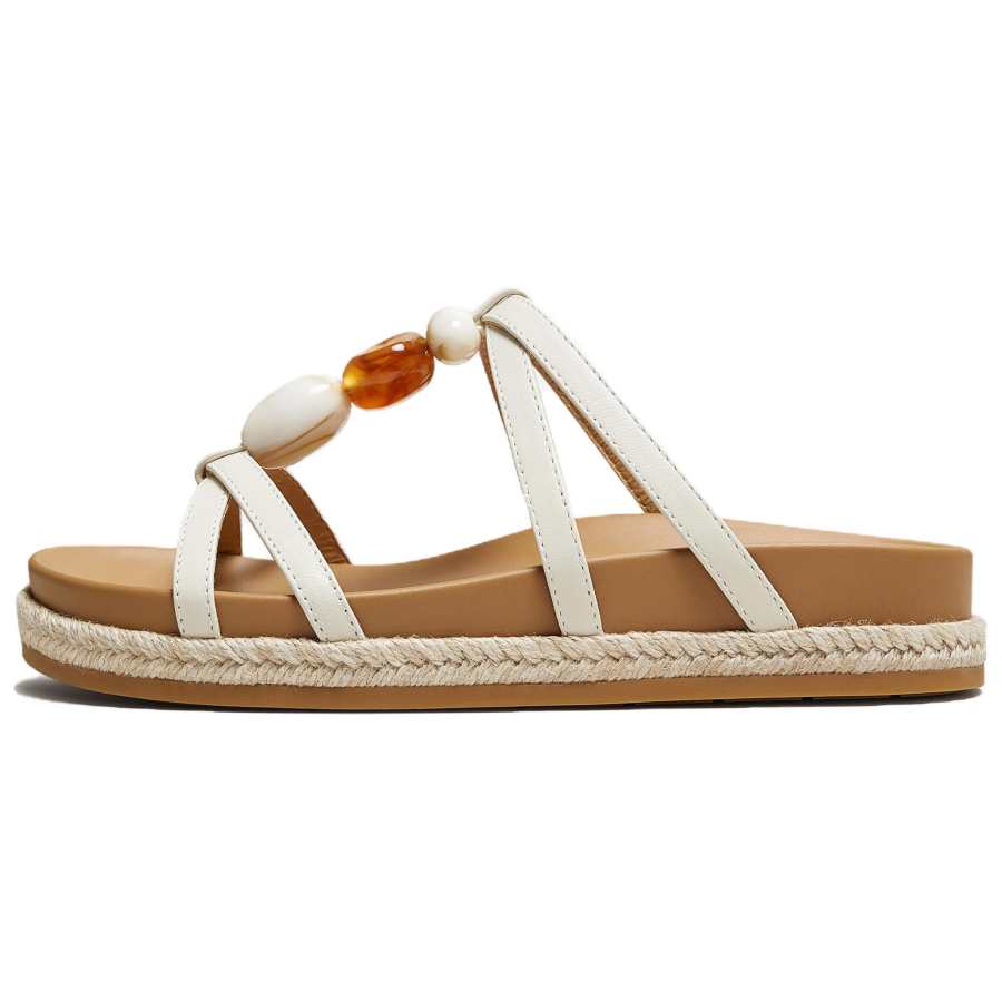 Tata Tata Leather Patchwork Slide Slippers Women's