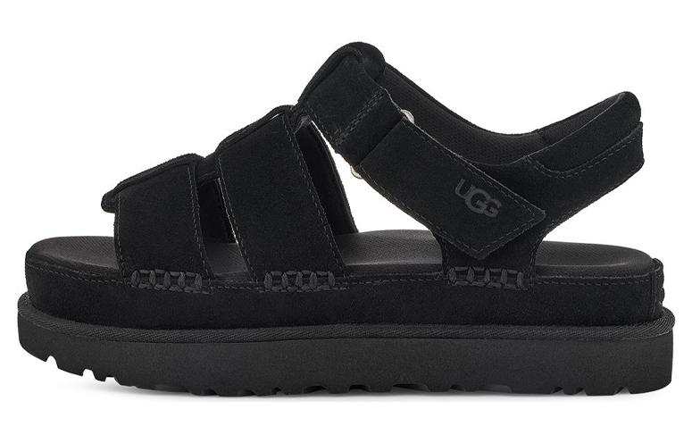 UGG UGG Cow Split Leather Stylish Sandal Women's Black