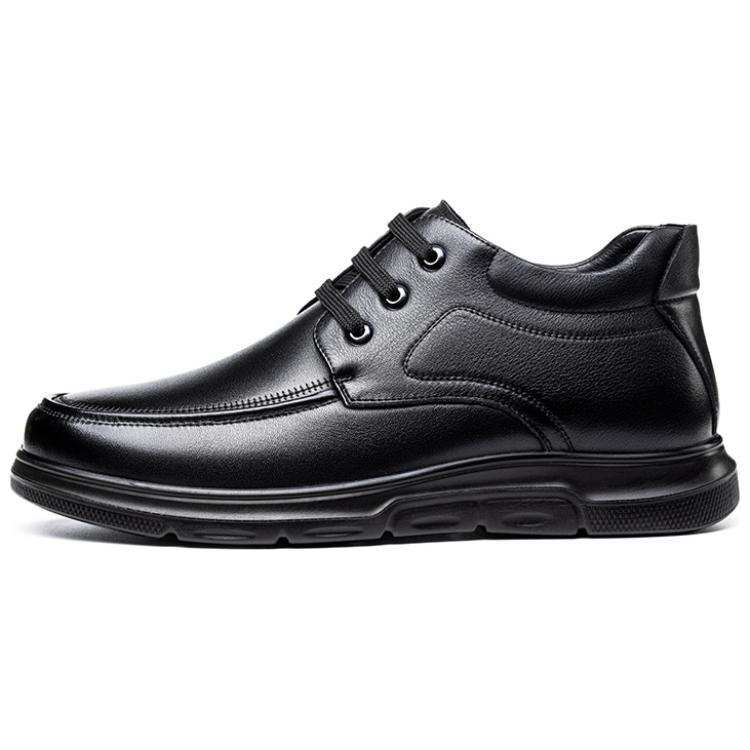 LAORENTOU Casual Leather Shoes Men's Black