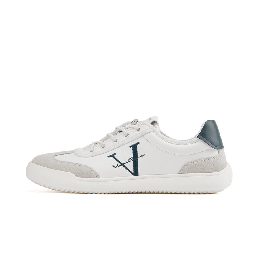 VICKI BROWN Breathable Low top Skateboard Shoes Men's White Green