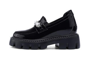 IiJin Fashionable And Versatile Super Light Platform Hidden Wedge Loafers Women's
