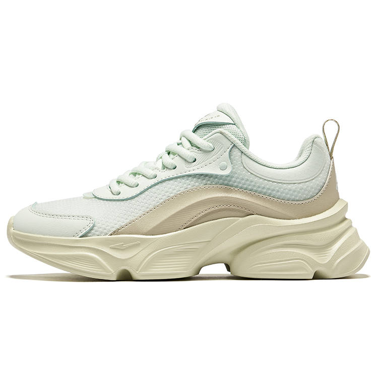 Erke Slip Resistant Height Increasing Low top Casual Shoes Women's Dusty Green Gray Green