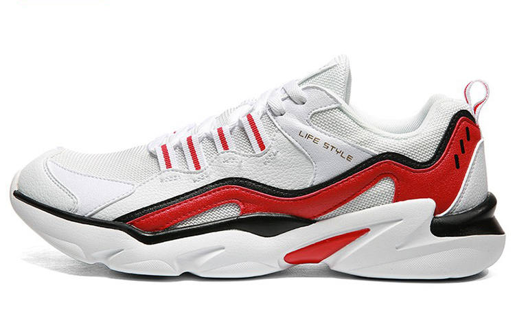 PEAK PEAK Casual Shoes Men's Low Top White Red