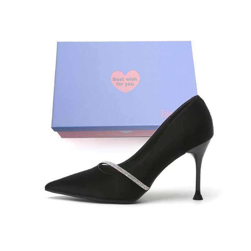 Xingdiman Pu Slim Heel High Heels Women's Gift Box Set