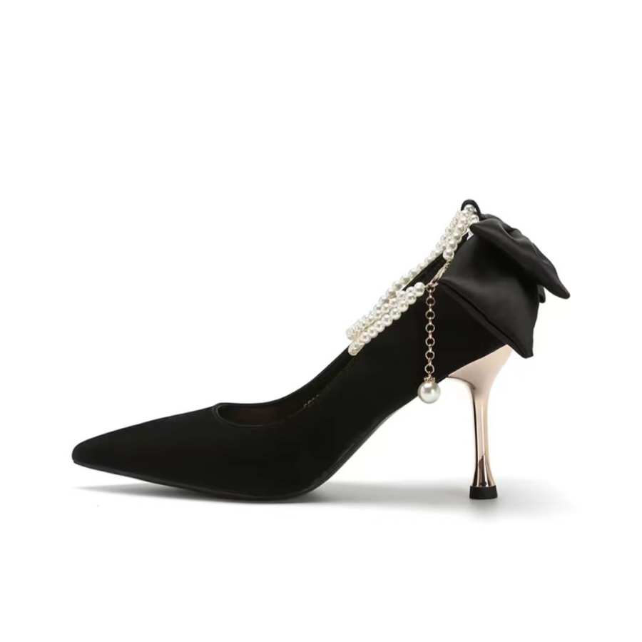 QITUMAUL Slim Heel High Heels 8.5m Women's