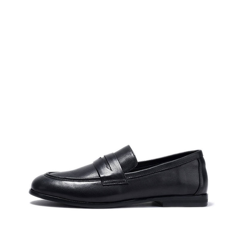 Brut Ros′e Top Grain Cow Leather Loafers Women's