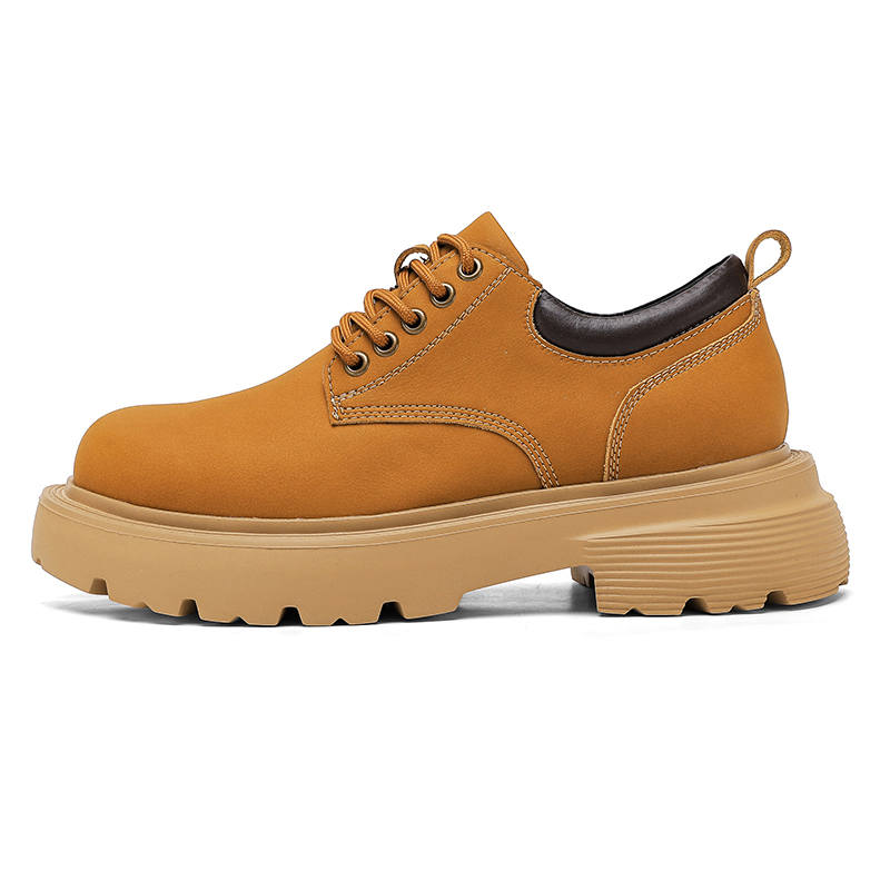 JIGONGYANG Cow Split Leather Casual Shoes Men's
