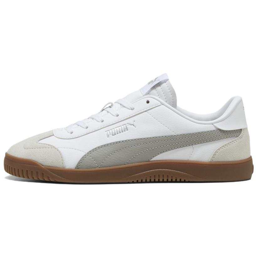 PUMA Club 5v5 Skateboard Shoes Men's White Gray