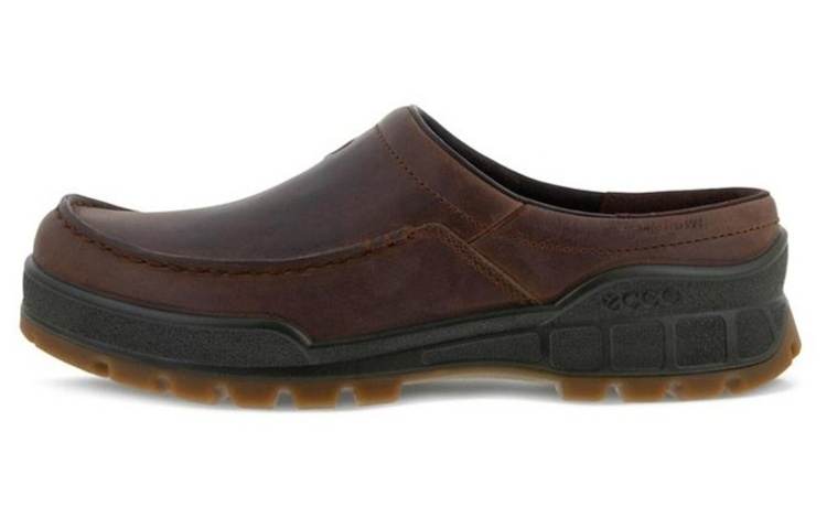 Ecco Ecco Leather Casual Shoes Men's Cocoa Brown