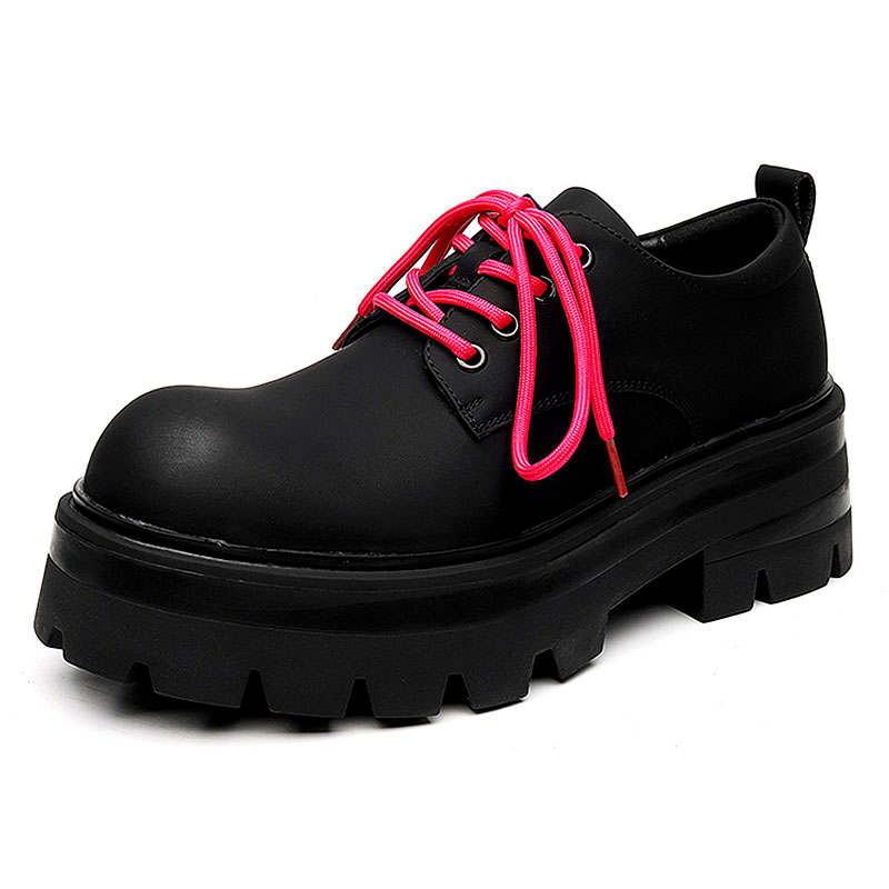 KAQIAODI Microfiber Leather Casual Shoes Men's Black
