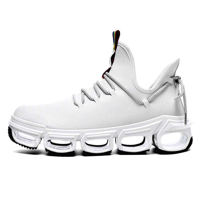 Comanier Microfiber Leather Fleece Lined Versatile Fashion Comfortable And Trendy Mid top Casual Shoes Men's