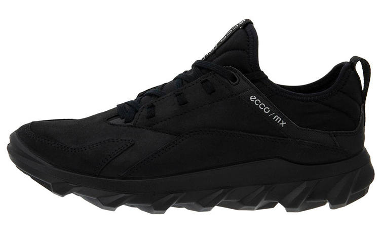Ecco M Leather Cushioning Slip Resistant Abrasion Resistant Low top Casual Shoes Women's Black