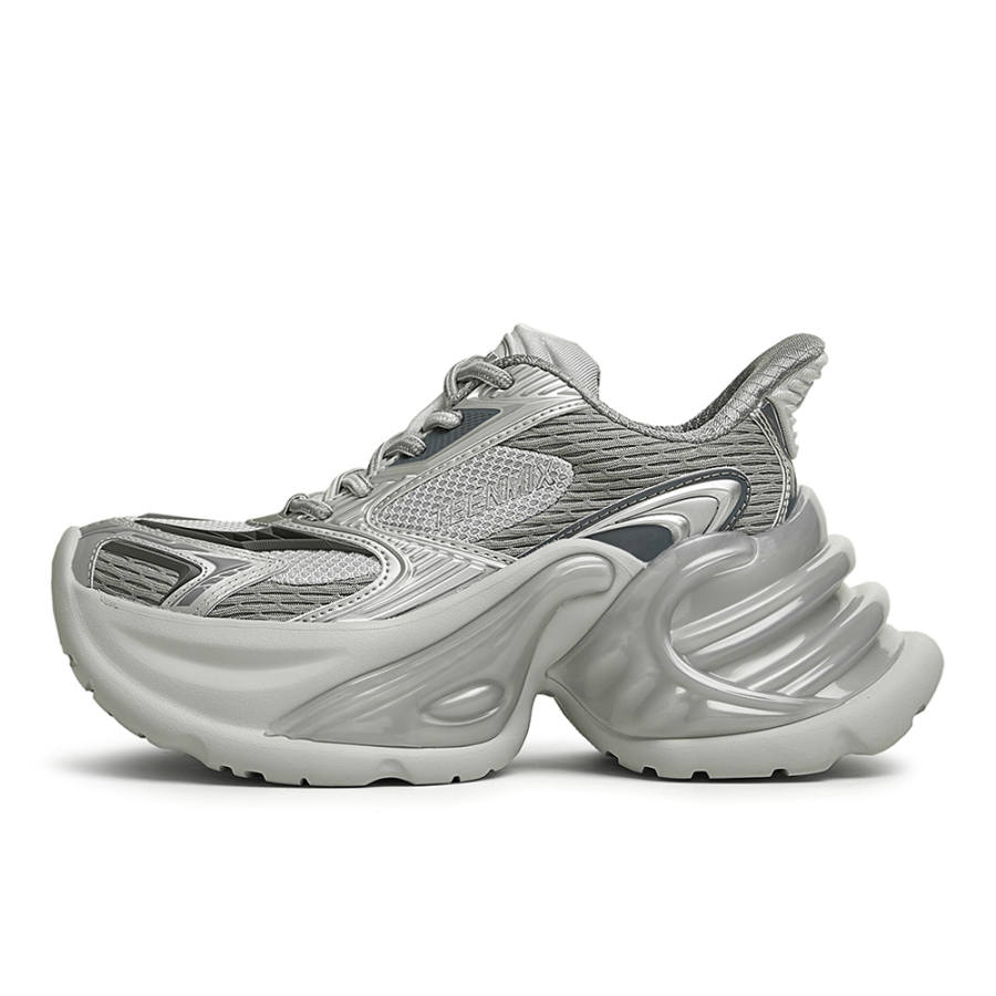 Teenmix Shimmering Wings, Little Flying Wings Cushioning Abrasion Resistant Height Increasing Low top Chunky Sneakers