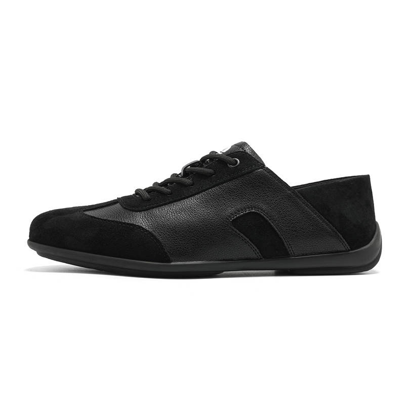 NAVIGARE Small Sailboat Slip Resistant Lightweight Low top Casual Shoes Men's Black