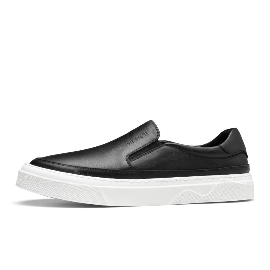 D:FUSE SCANDINAVIA D FUSE SCANDINAVIA Cow Leather Casual Shoes Men's Black
