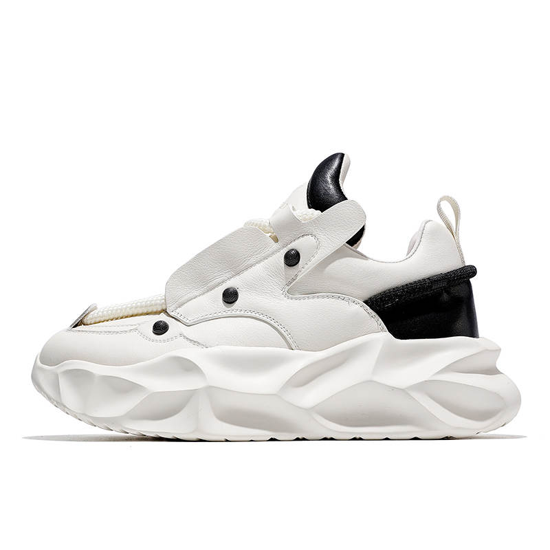 MOERBAI Cushioning Anti Slip And Wear Resistant Coverage Lightweight Height Increasing Warm Low Top Casual Shoes Men's