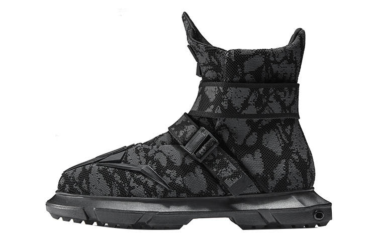 NORVINCY Combat Boots Unisex Black Gray
