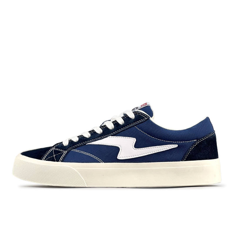 LuzaoT SUPER DRAG Abrasion Resistant Lightweight Wear resistant And Lightweight Low top Canvas Shoes Unisex Blue White