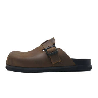 N6N8 Closed Toe Slippers Men's Dark Brown