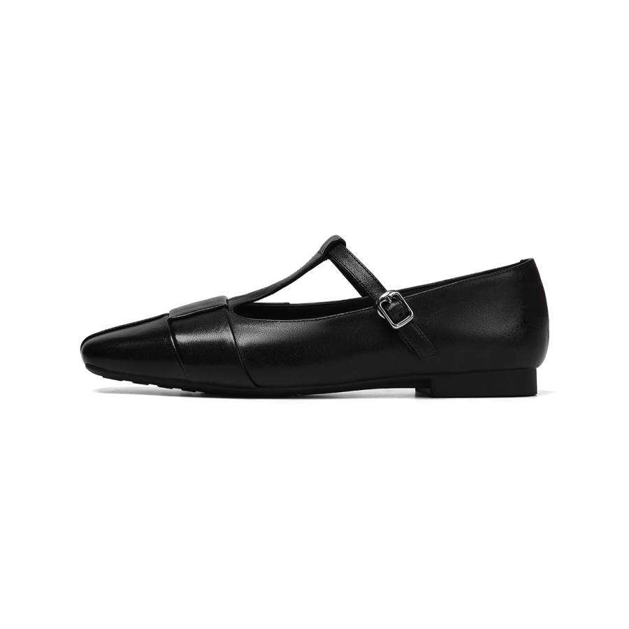 GOLDLION Chunky Heel Mary Jane Shoes Women's