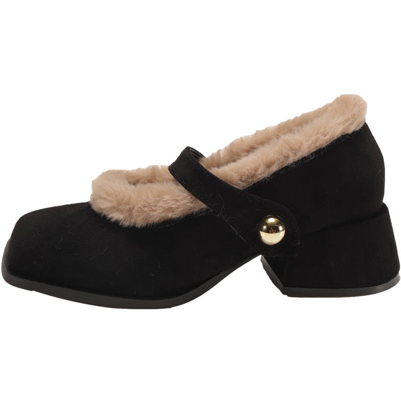 NUNZ Chunky Heel Mary Jane Shoes Women's