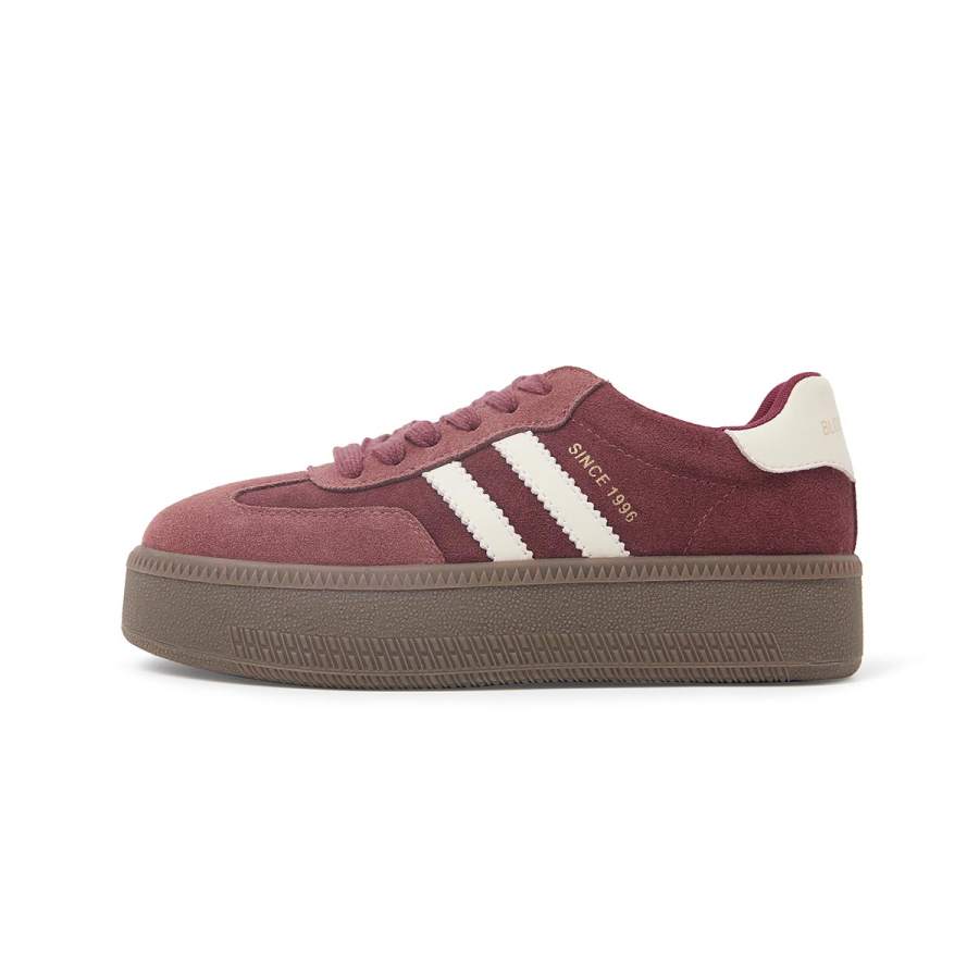 COMELY Cow Split Leather Skateboard Shoes Women's