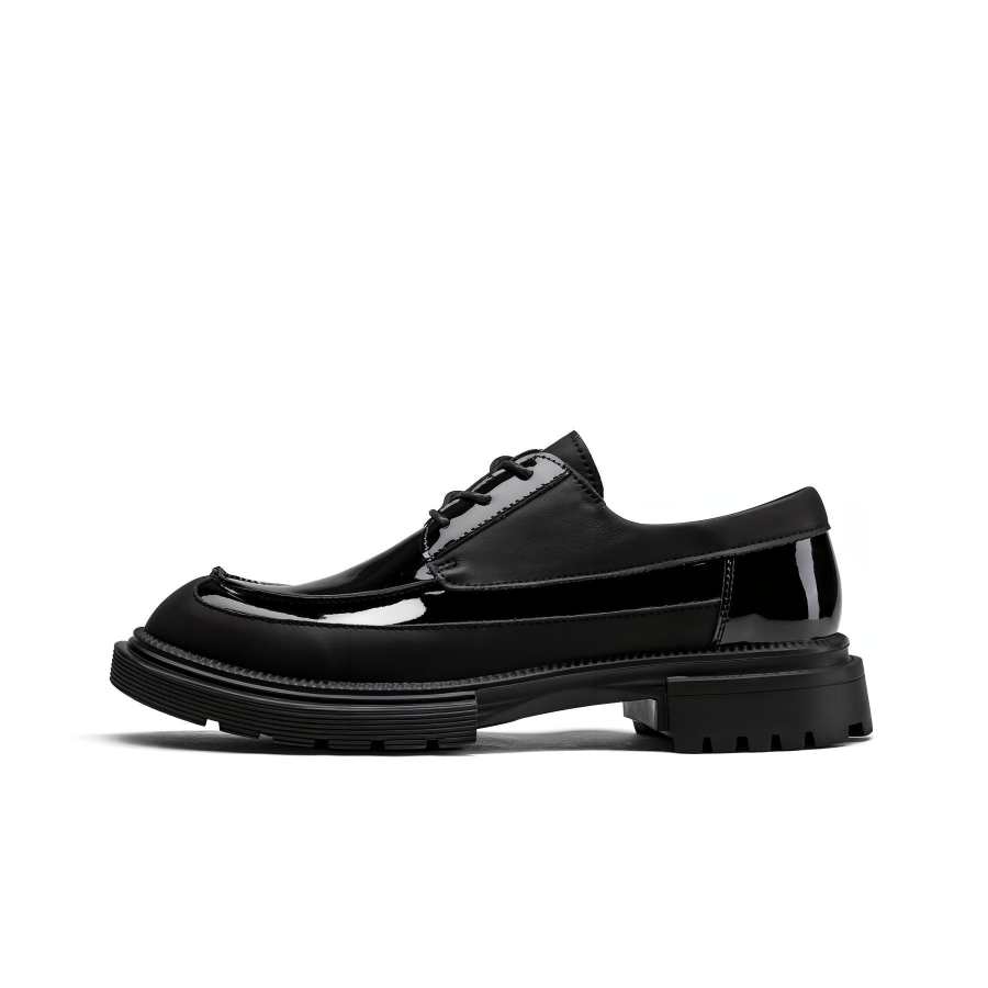 ORP ORP Casual Leather Shoes Men's Low Top Black