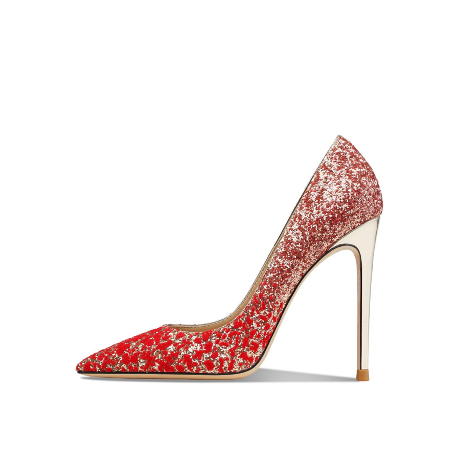 Siwei Siwei Slim Heel High Heels Women's Red