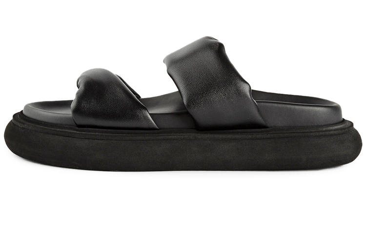 Tony Bianco Slide Slippers Women's Black