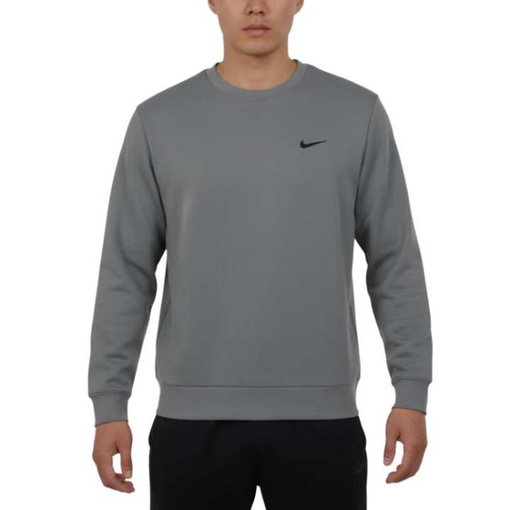 Nike Nike Dri Fit Sweatshirts Men's Gray Crew Neck Moderate