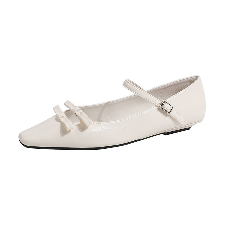 Beijiani Pu Flat Mary Jane Shoes 1.5cm Women's