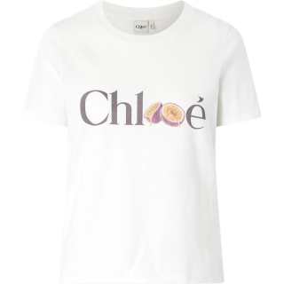 Chloé Logo Printed Crewneck T-Shirt