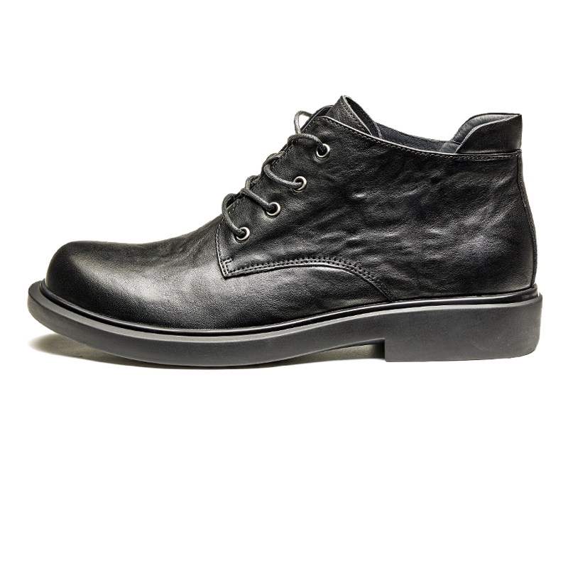 Brounvanm Brounvanm Leather Ankle Boots 3cm Men's