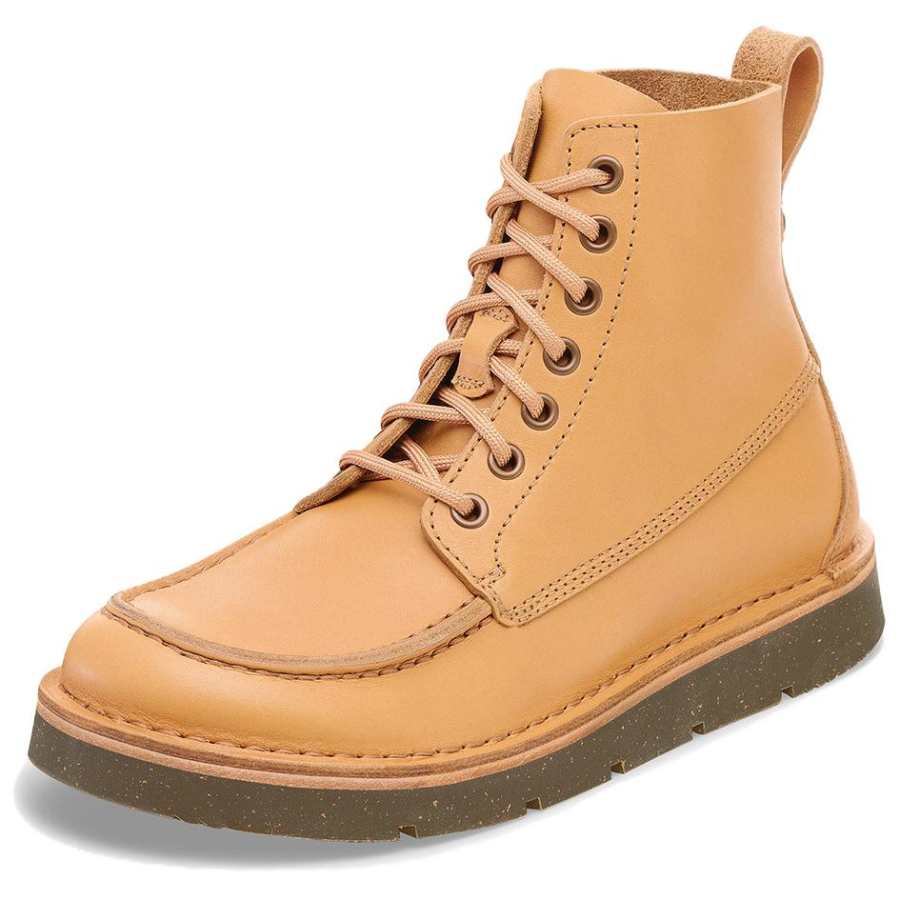 Birkenstock Birmingham Short Combat Boots Unisex Wheat Regular Loose Fit