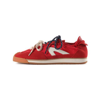 VEEMES Lightweight Breathable Lightweight And Breathable Low top German Army Trainers Unisex Burgundy
