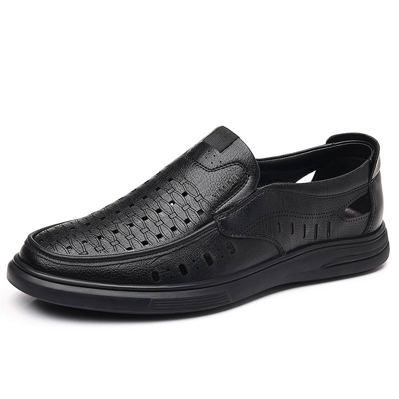 YIMINU Men's Casual Shoes Men's Low Top Black