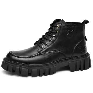 G5 Cow Split Leather Short Combat Boots Men's