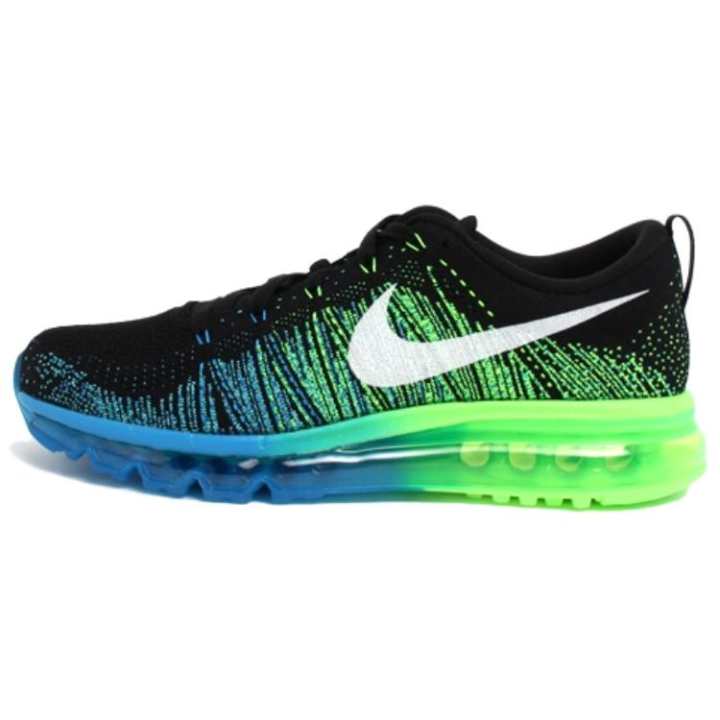 Nike Nike Flyknit Max Black White Photo Blue Electric Green