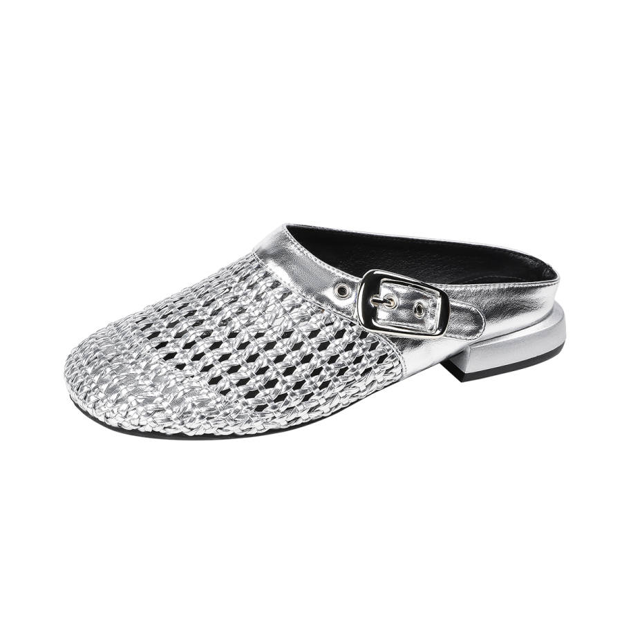 Beijiani Beijiani Rubber Sole Closed Toe Slippers Women's