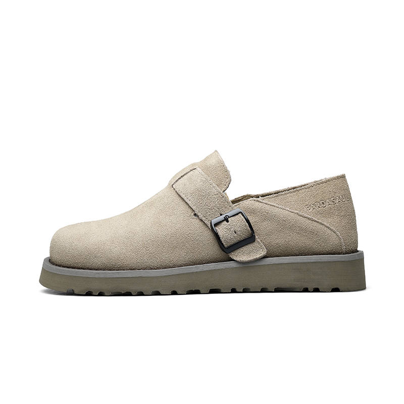 PARDASAUL PARDASAUL Cow Split Leather Casual Shoes Men's Khaki