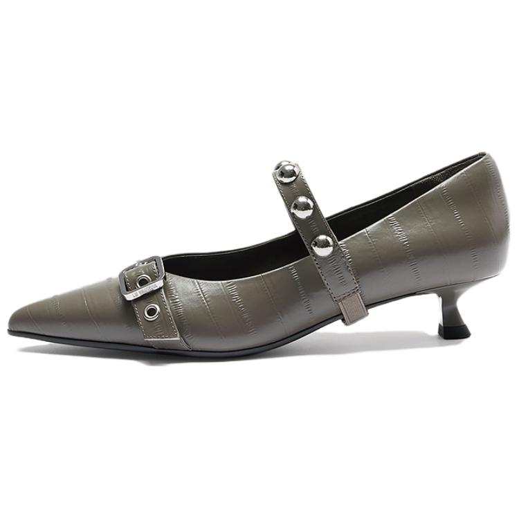 Le Saunda Cow Leather Mary Jane Shoes Women's