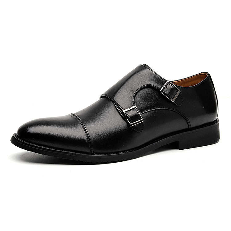 KAQIAODI Dress Shoes Men's Low Top Black, Brown
