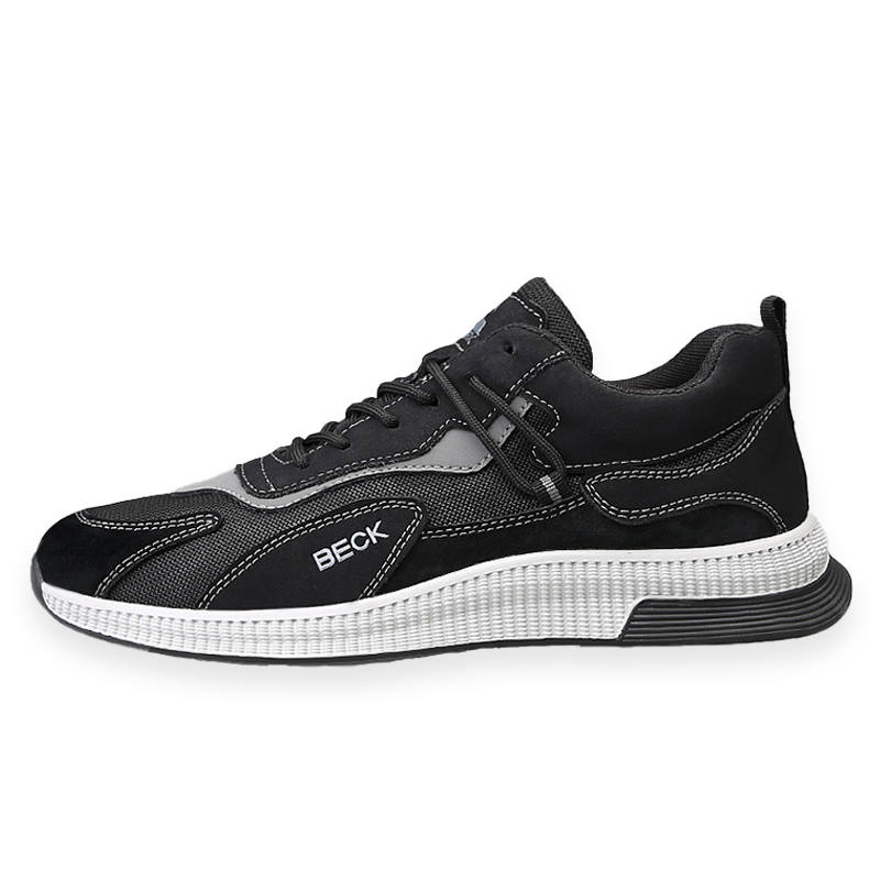 BECK Casual Shoes Men's Low Top Black/Gray