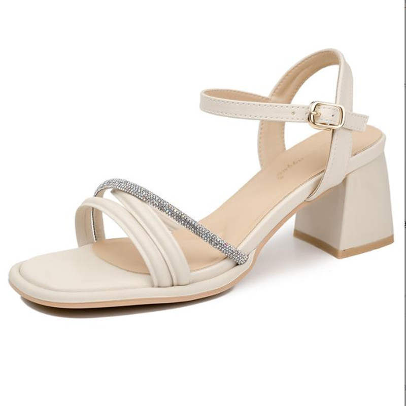 TATAYA Microfiber Leather One Strap Sandals Women's