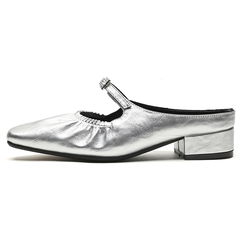 LANMOU Rubber Sole Closed Toe Slippers Women's