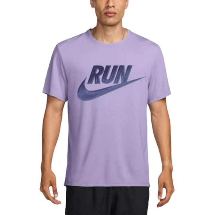 Nike Nike Running T Shirts Men's Purple