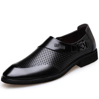 BATUTENG Casual Leather Shoes Men's Low Top