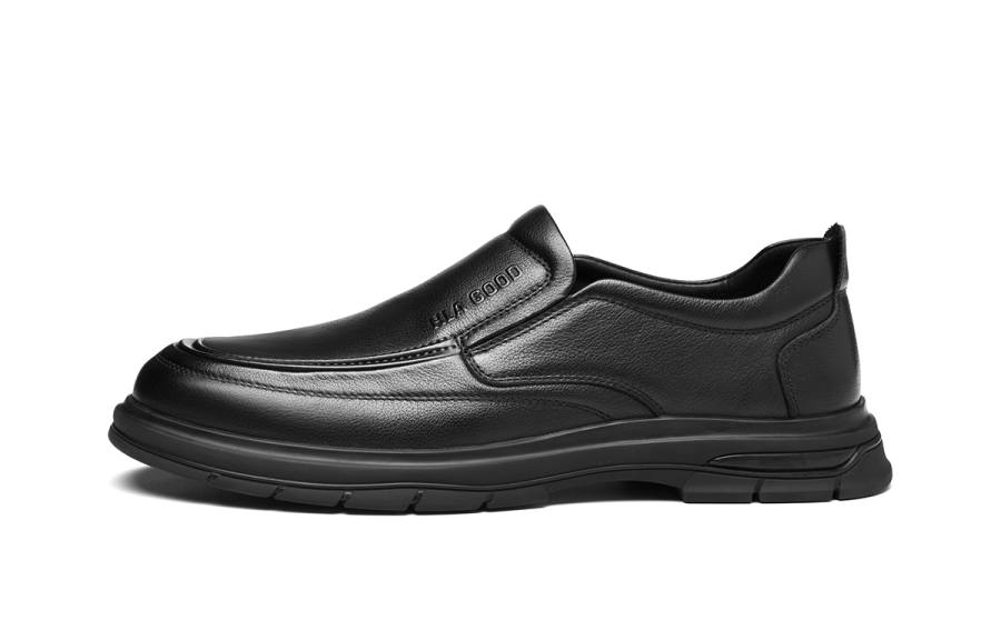 HLA Casual Leather Shoes Men's Black