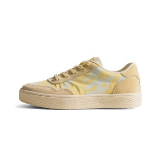 WENERMAN Microfiber Leather Low top Skateboard Shoes Women's Yellow